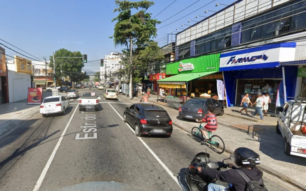 Estrada do Tindiba, na Taquara Reprodução / Google Street View