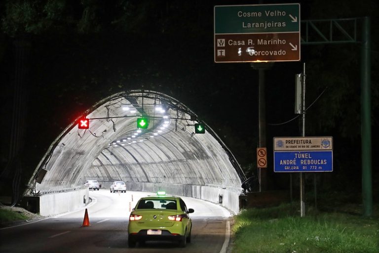 O Túnel Rebouças em reforma – Marcos de Paula/Prefeitura do Rio
