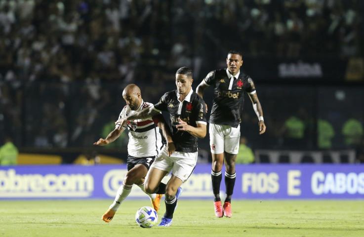 Vasco empatou sem gols com o Tricolor Paulista (Crédito: Úrsula Nery/Agência FERJ)