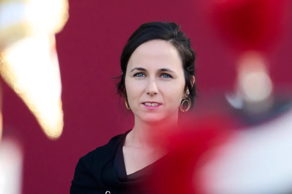 Ministra de Direitos Sociais da Espanha, Ione Belarra, em Madrid, 12 de outubro de 2023 [Carlos Alvarez/Getty Images]