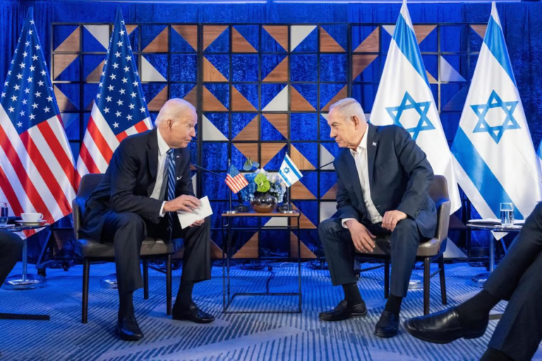 Biden e Netanyahu concordam em fluxo contínuo de ajuda humanitária para Gaza