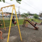 A Praça José dos Santos, em Antares, foi completamente revitalizada - Marcos de Paula/Prefeitura do Rio