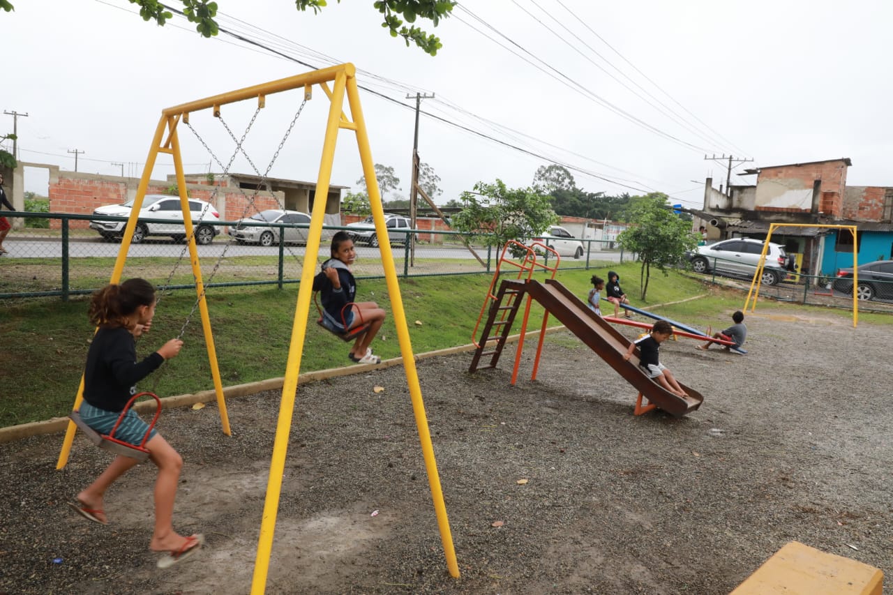 A Praça José dos Santos, em Antares, foi completamente revitalizada - Marcos de Paula/Prefeitura do Rio