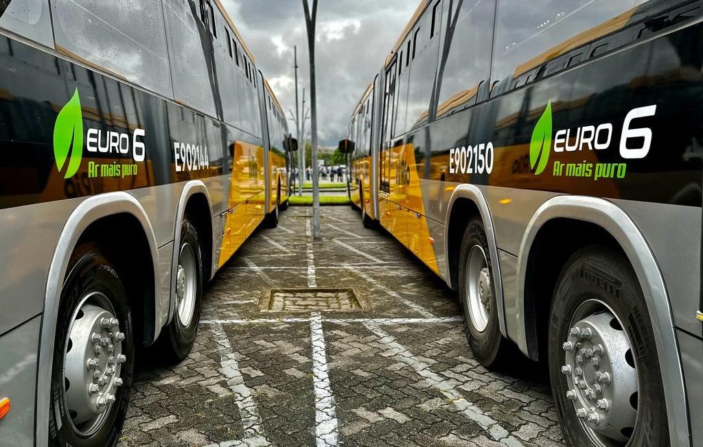 Os novos ônibus reduzem em até 80% a emissão de gases poluentes - Beth Santos/Prefeitura do Rio