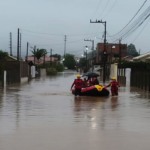 Santa Catarina tem 132 cidades atingidas por fortes chuvas