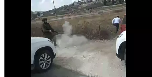 Ataque em funeral [Frame de vídeo/Autoridade Palestina]