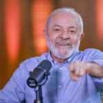 O presidente Lula durante o Conversa com o Presidente desta terça, 24/10. Foto: Ricardo Stuckert / PR