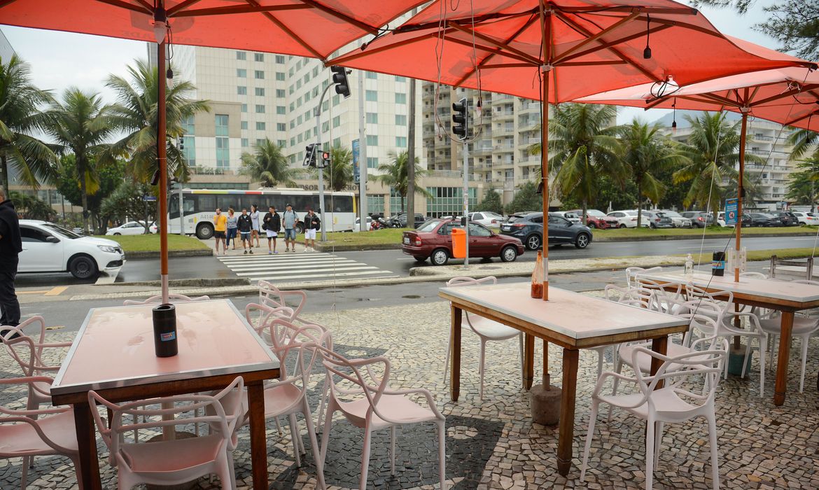 Quiosque na Barra da Tijuca, zona oeste do Rio de Janeiro - Foto: Tomaz Silva/Agência Brasil