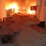 Hospital Baptista de Gaza bombardeado por Israel [Reprodução redes sociais]