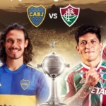 Pôster da final da Libertadores entre Fluminense e Boca Juniors Reprodução/Twitter Libertadores