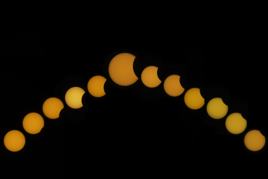 14/10/2023 – Eclipse anular do Sol visto  em Santana do Livramento no Rio Grande do Sul
