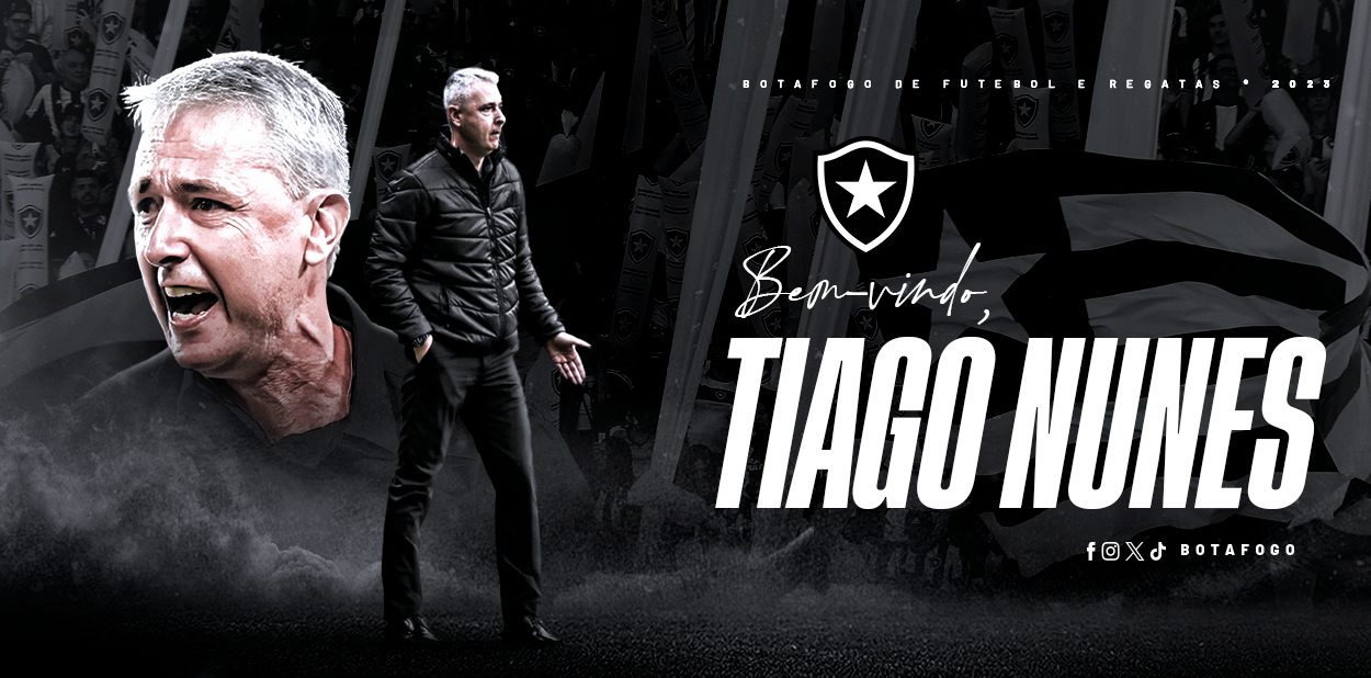 Tiago Nunes é o novo treinador do Botafogo