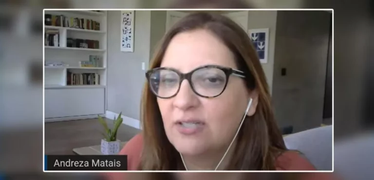 Jornalista Andreza Matais, editora no jornal O Estado de S.Paulo (Foto: Reprodução (Youtube))