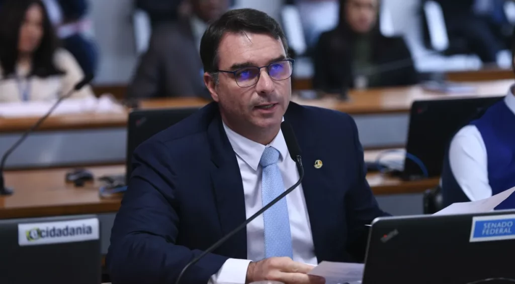 O senador Flávio Bolsonaro (PL-RJ) Edilson Rodrigues/Agência Senado