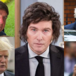 Jair Bolsonaro, Javier Milei, Geert Wilders, Boris Johnson e Donald Trump