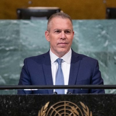 O embaixador de Israel na ONU, Gilad Erdan