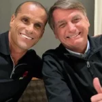 O ex-jogador Rivaldo e Bolsonaro. Instagram