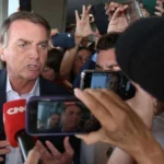 Jair Bolsonaro em entrevista à imprensa. Foto: Lula Marques/Agência Brasil