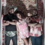 Trio Trama. (Ton Valentim, Joyce Piñeiro e Omar Brito)