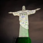 Cristo Redentor projeta homenagem a Taylor Swift e todos os estados brasileiros