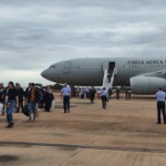 Desembarque dos repatriados da Faixa de Gaza na Base Aérea de Brasília - Foto: GovBR/FAB