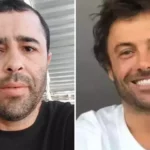 Diones Coelho, motorista de aplicativo, e Kayky Brito - Foto: Reprodução