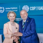 Lula e a presidente da Comissão Europeia, Ursula von der Leyen: tentativas de ajustes finais no acordo UE - Mercosul. Foto: Ricardo Stuckert / PR