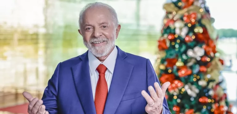 Lula em mensagem de fim de ano (Foto: Ricardo Stuckert)