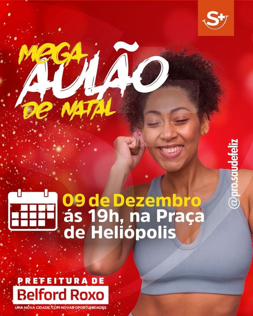 Projeto Saúde + Feliz celebra o fim de ano com evento gratuito na Praça de Heliópolis