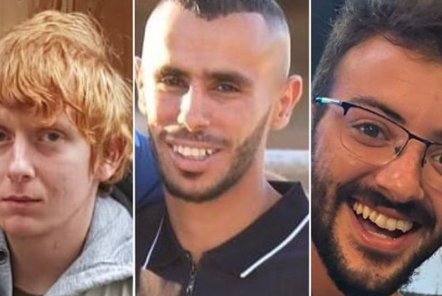 Yotam Haim, Samer Talalka e Alon Shamriz, mortos no norte de Gaza - Foto: Reprodução