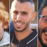 Yotam Haim, Samer Talalka e Alon Shamriz, mortos no norte de Gaza - Foto: Reprodução