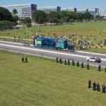 Manifestação contra posse de Flávio Dino no STF em Brasília - Foto: Redes Sociais