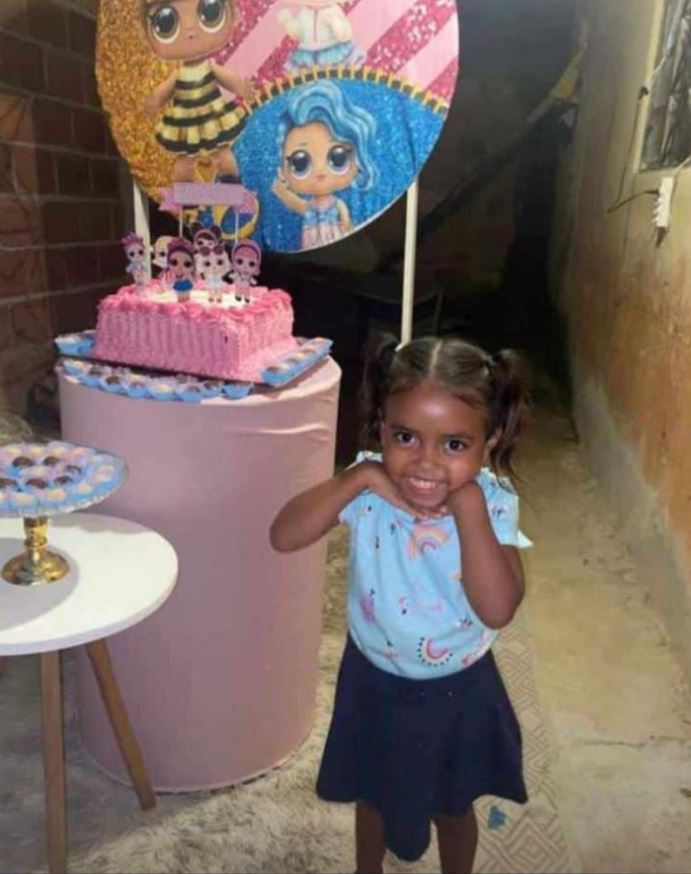 Kemilly Hadassa Silva, de 4 anos, foi vista pela última vez no último sábado, 9 - Foto: Reprodução