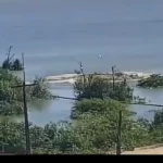 Mina 18 da Braskem se rompe na Lagoa Mundaú, em Maceió