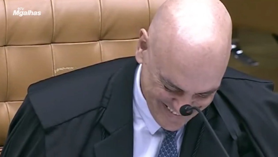 Alexandre de Moraes é interrompido por funk no STF - Foto: Reprodução