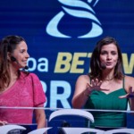 Lizandra Trindade e Anne Barreto apresentaram o sorteio da Copa Betano do Brasil Créditos: Staff Images/CBF