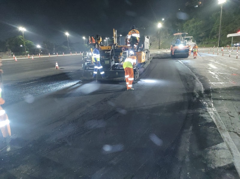 Linha Amarela terá interdições nas alças de acesso e saída para a Avenida Brasil ao longo desta semana para recapeamento