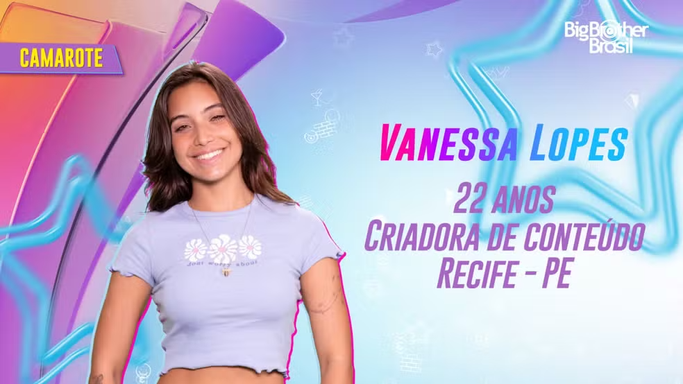 Vanessa Lopes é participante do BBB 24 no grupo Camarote — Foto: Globo
