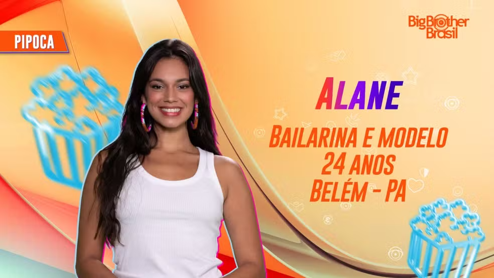 Alane é participante do BBB 24 no grupo Pipoca — Foto: Globo