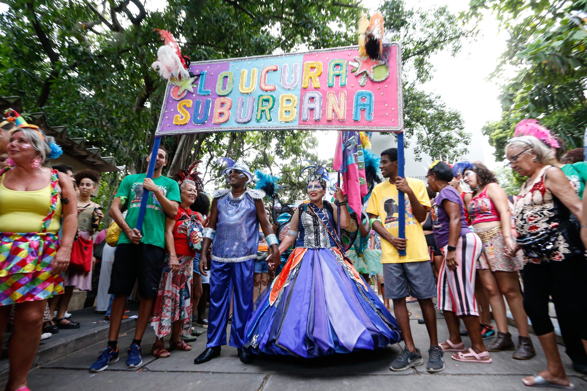 O bloco Loucura Suburbana celebra a sua história com mais de 20 anos desfilando nas ruas - Divulgação