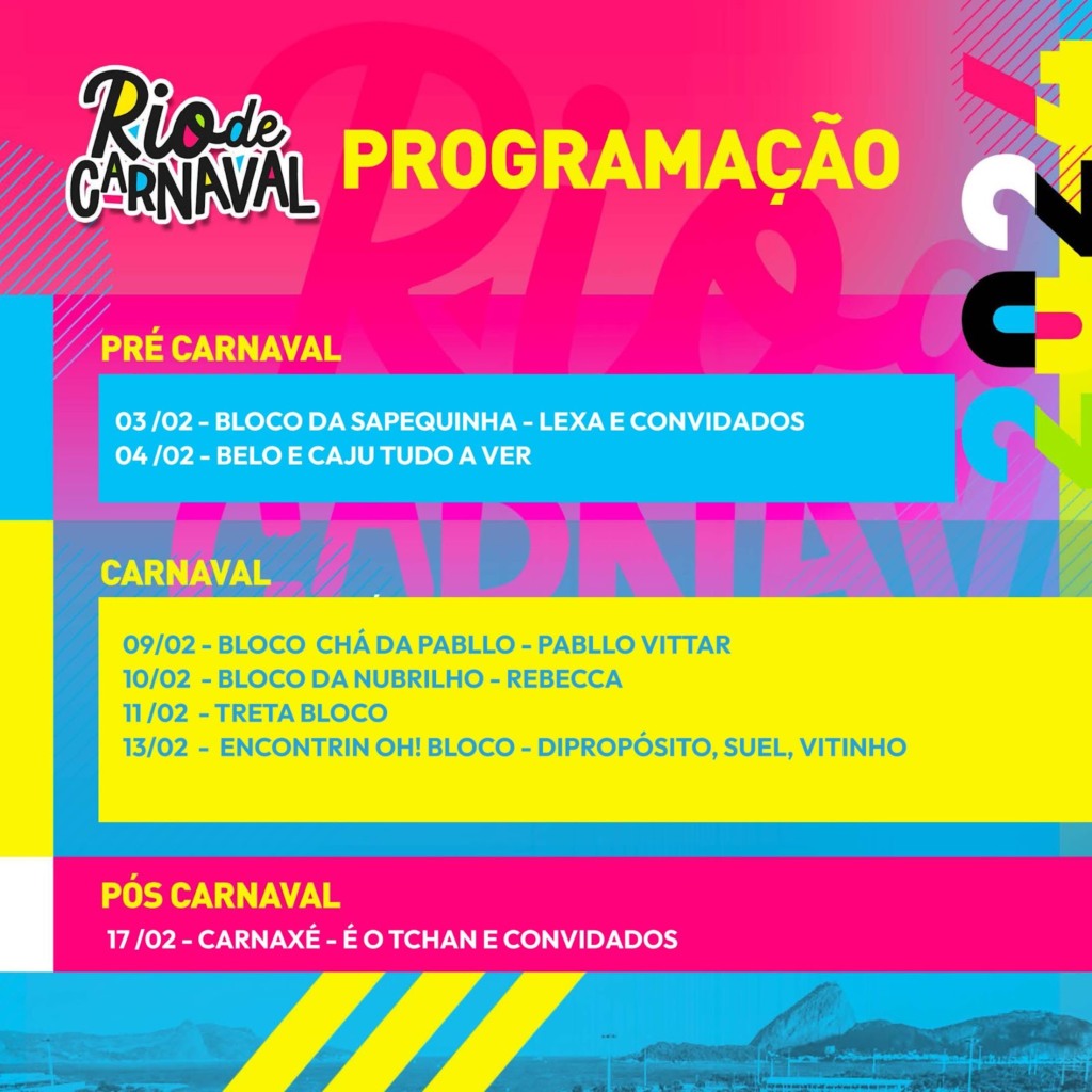 Carnaval do MAM com Lexa, Belo, Pabllo Vittar, Tchan e muito mais!