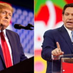 Donald Trump e Ron DeSantis. Foto: Divulgação