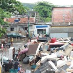 Comunidade atingidas pelas chuvas em Acari, Zona Norte do Rio de Janeiro. Créditos: Vilma Ribeiro / Voz das Comunidades