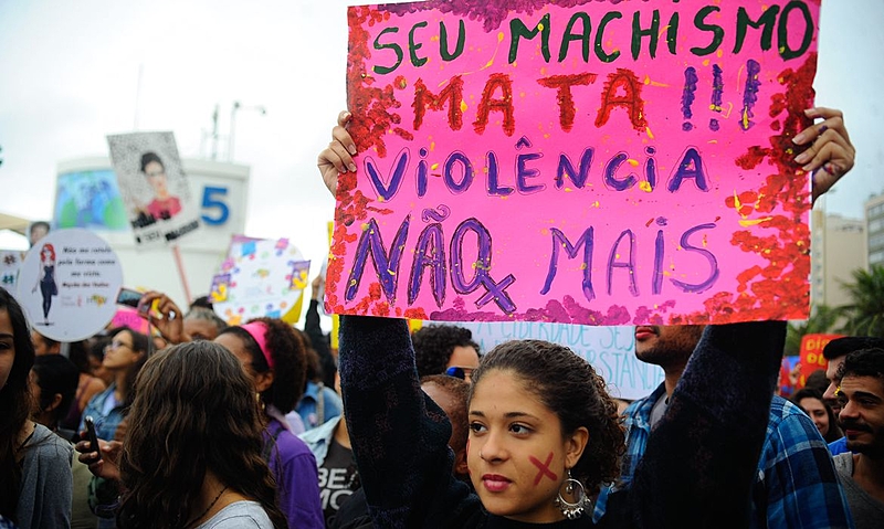 De acordo com a Lupa Feminista desde o início deste ano sete feminicídios foram identificados - Fernando Frazão/ Agência Brasil
