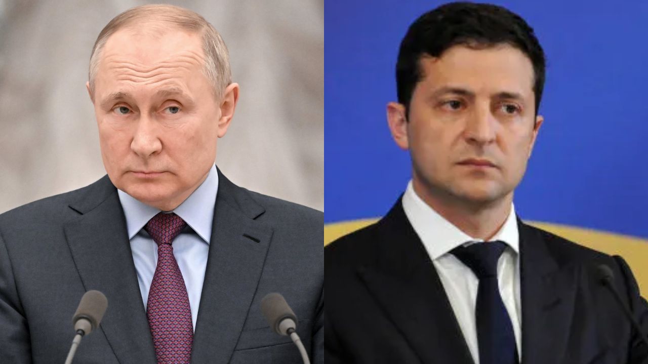 Vladimir Putin e Volodymyr Zelensky – Reprodução