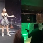 Público de show da cantora Pitty fica preso no Morro da Urca por causa das chuvas - Foromontagem: Reprodução DCM