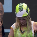 Yasmin Brunet se sujou com o slime da prova — Foto: Reprodução/TV Globo