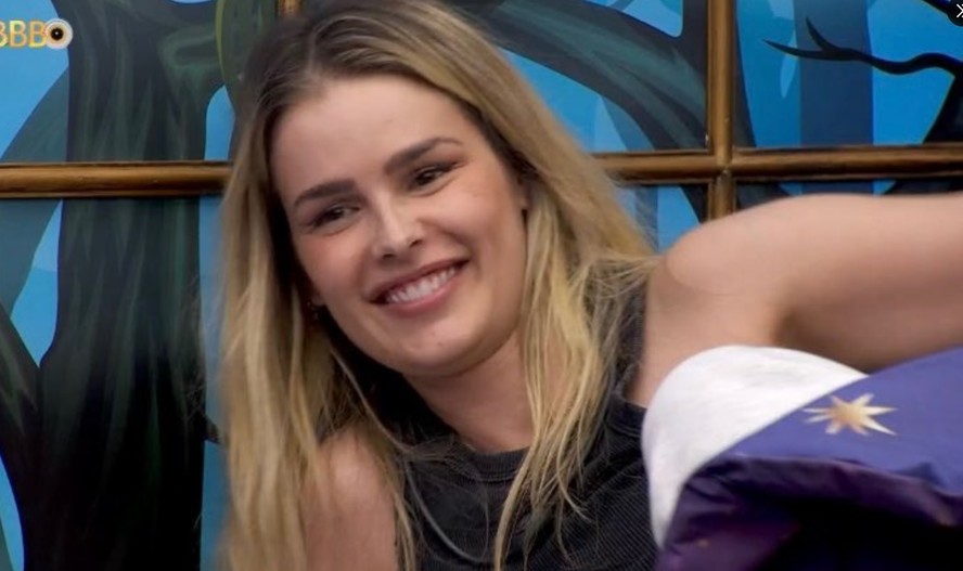 Yasmin Brunet, alvo de críticas machistas no BBB 24. Reprodução