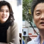 Lee Boo-jin, herdeira da Samsung (à esquerda), e Im Woo-jae, seu ex-marido (à direita) – Reprodução