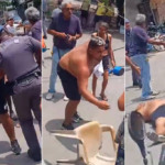 Homem é baleado por PM em São Vicente, na Baixada Santista. Foto: Reprodução